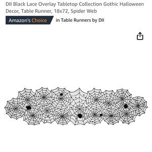 Halloween table runner